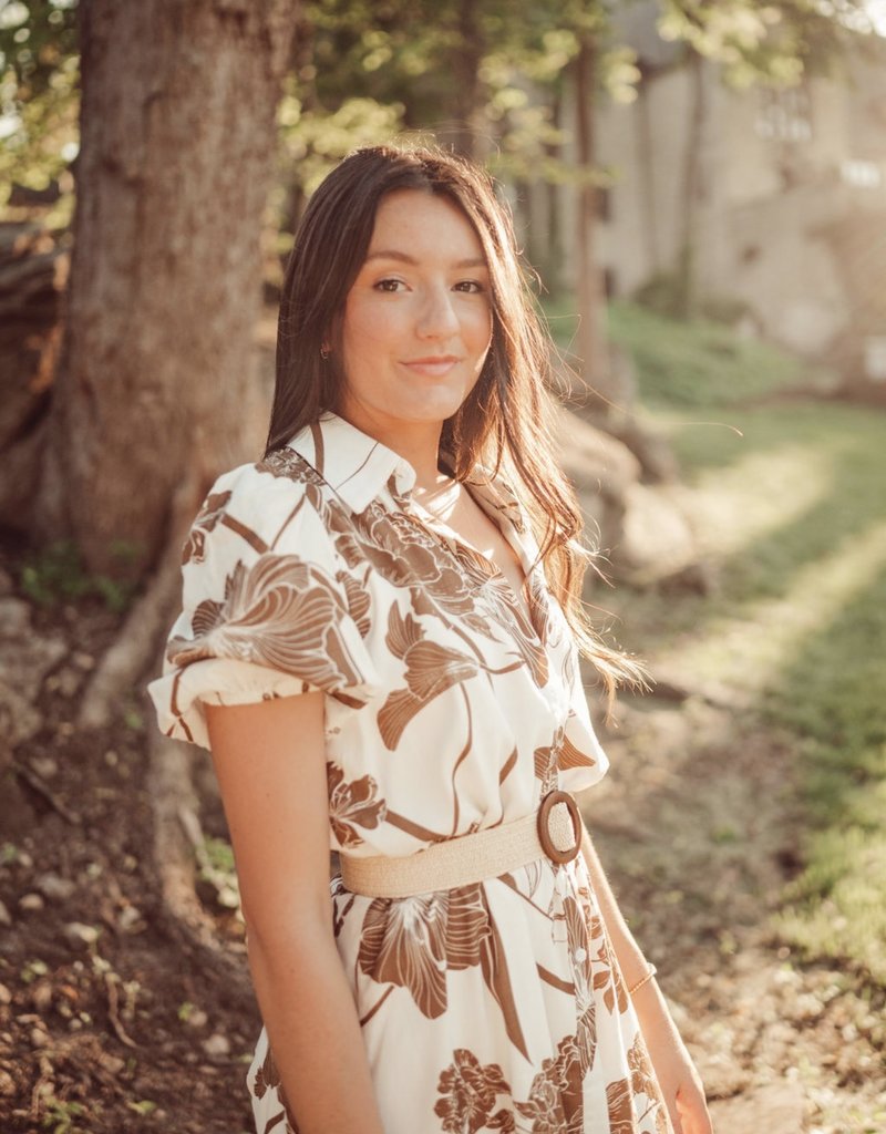 Tropics Belted Dress