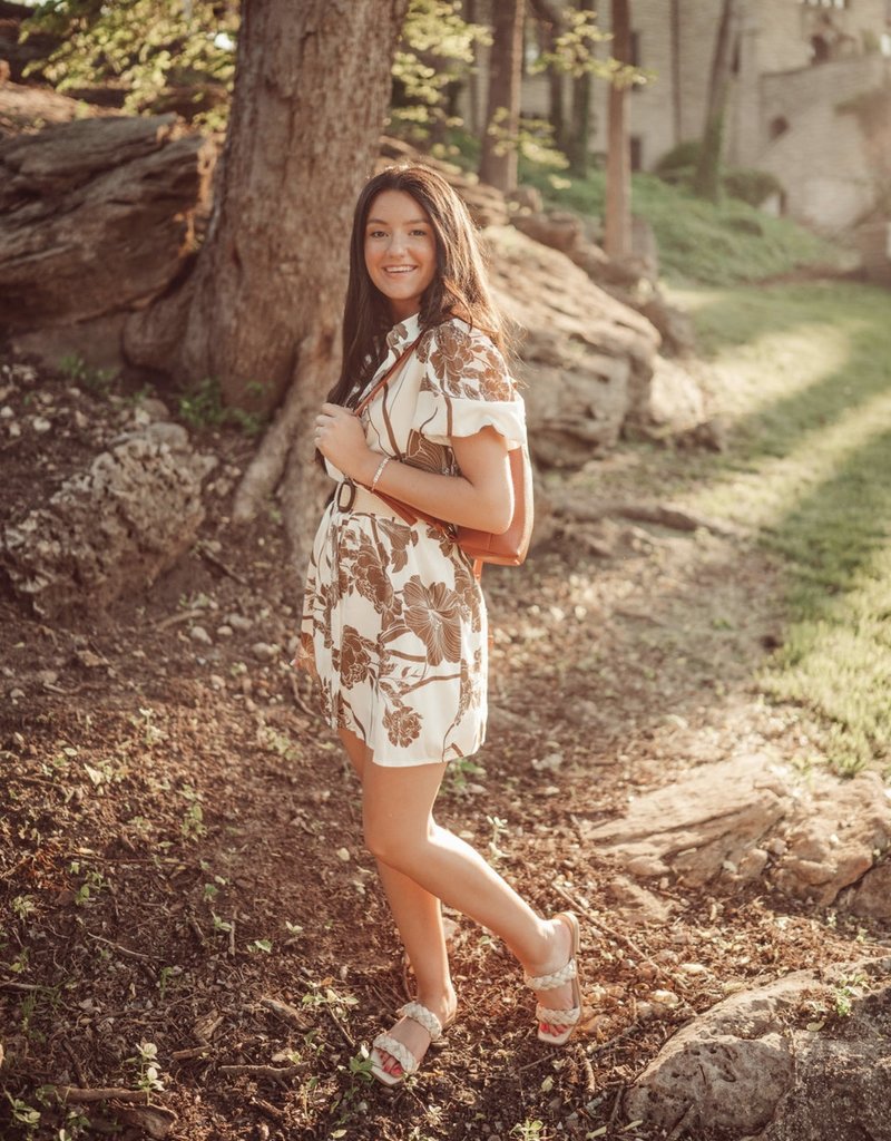 Tropics Belted Dress