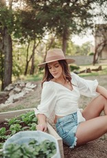 Beach Day Wrap Top