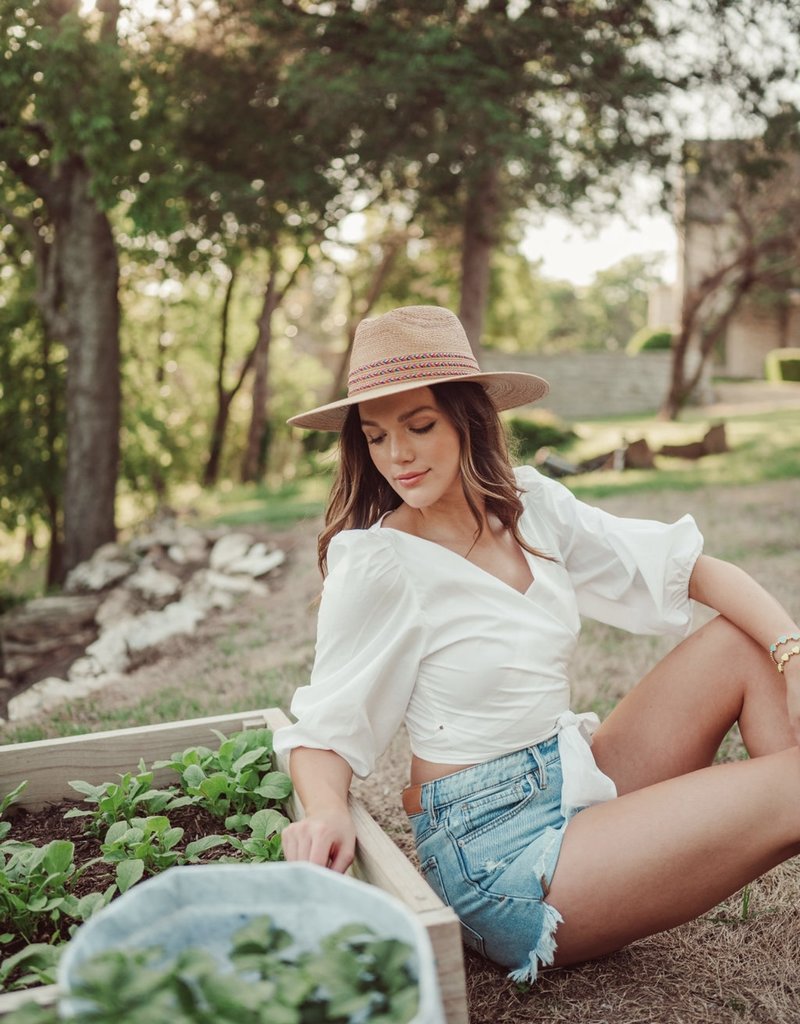 Beach Day Wrap Top