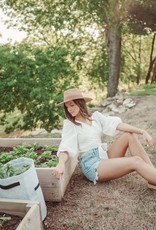 Beach Day Wrap Top