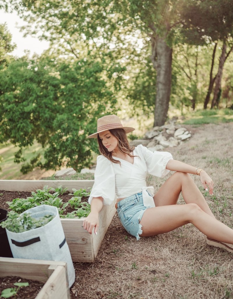 Beach Day Wrap Top