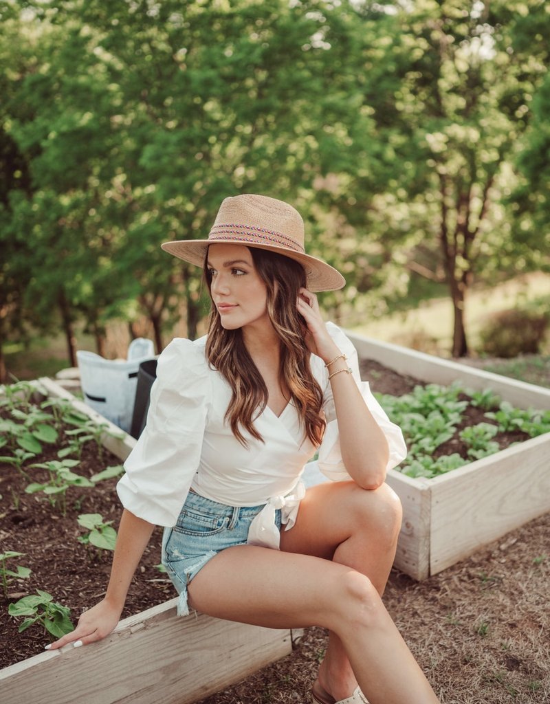 Beach Day Wrap Top