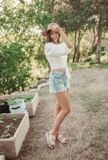 Beach Day Wrap Top