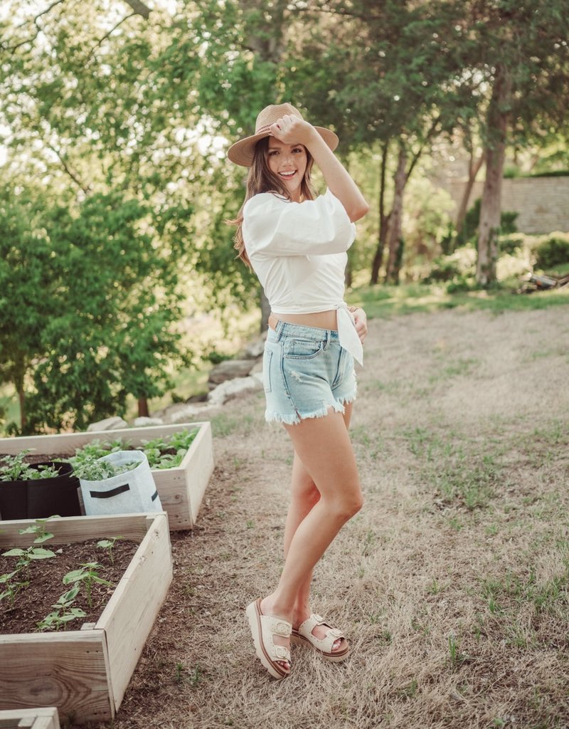 Beach Day Wrap Top