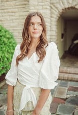 Beach Day Wrap Top