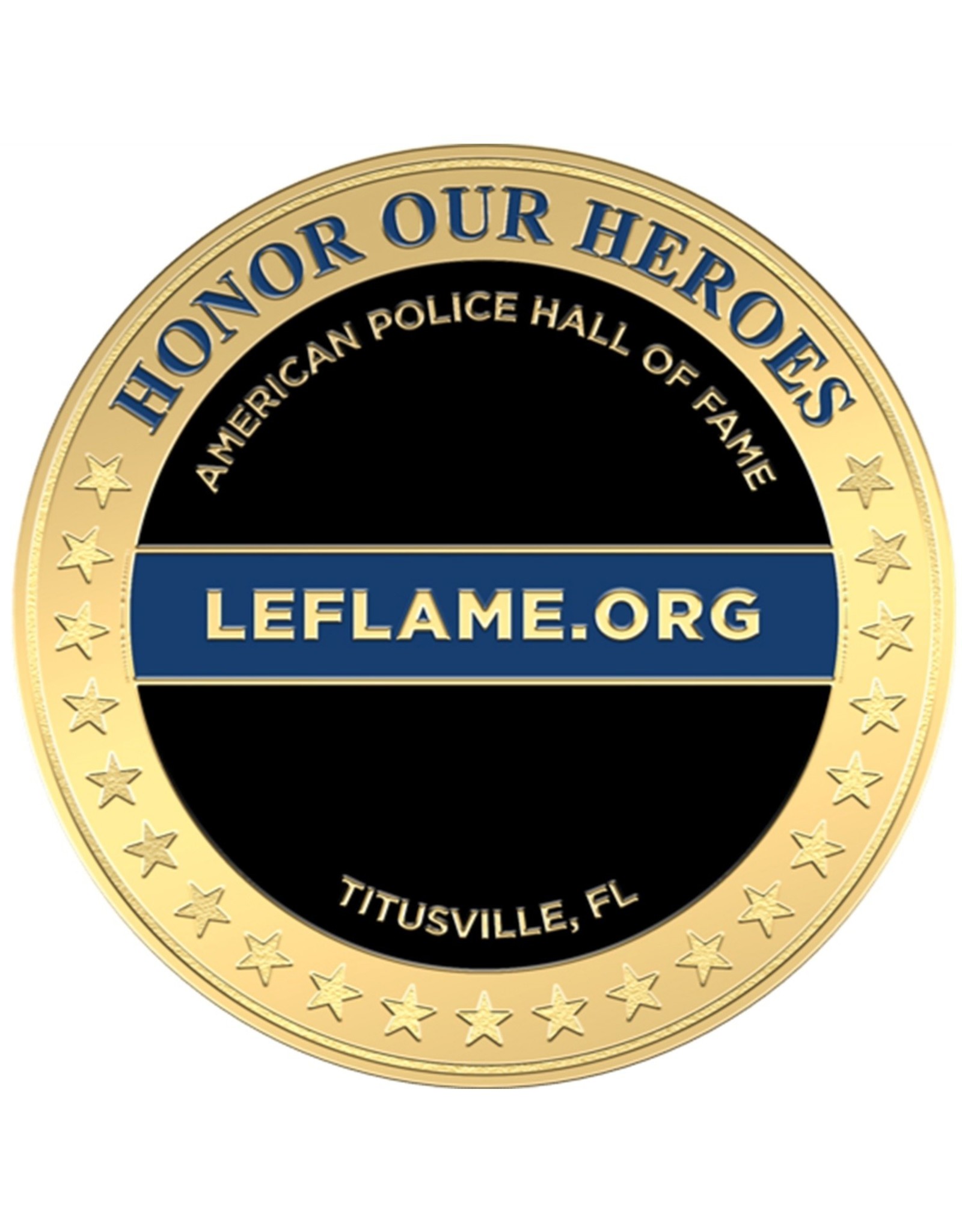 LE Eternal Flame Challenge Coin