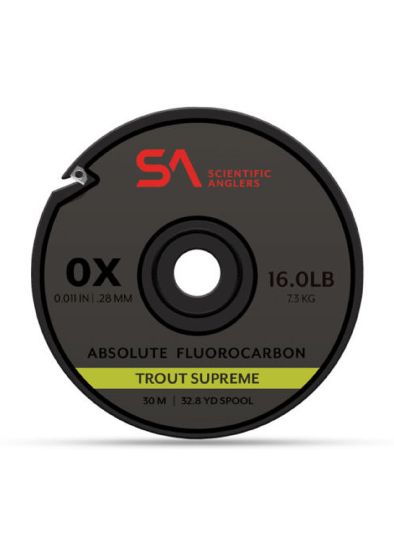 Scientific Anglers SA Absolute Fluorocarbon Trout Supreme Tippet-6x