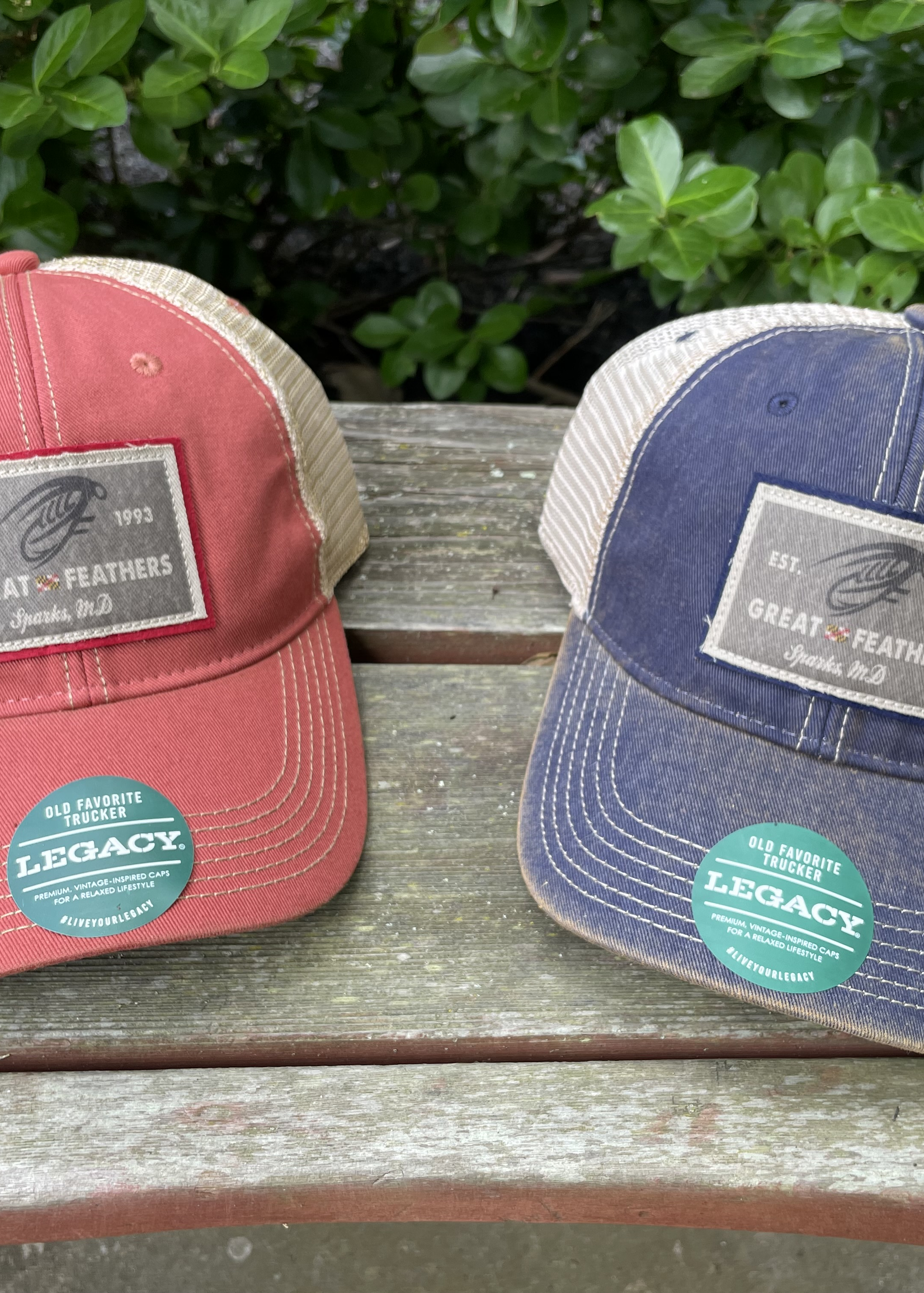 Legacy Great Feathers Logo Hats