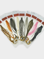 Whiting Farms Whiting "100" Saddle Hackle Pack White Dyed Coachman Brown 18