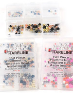 Hareline Dubbin Plummeting Tungsten 150ct Bead Assortment