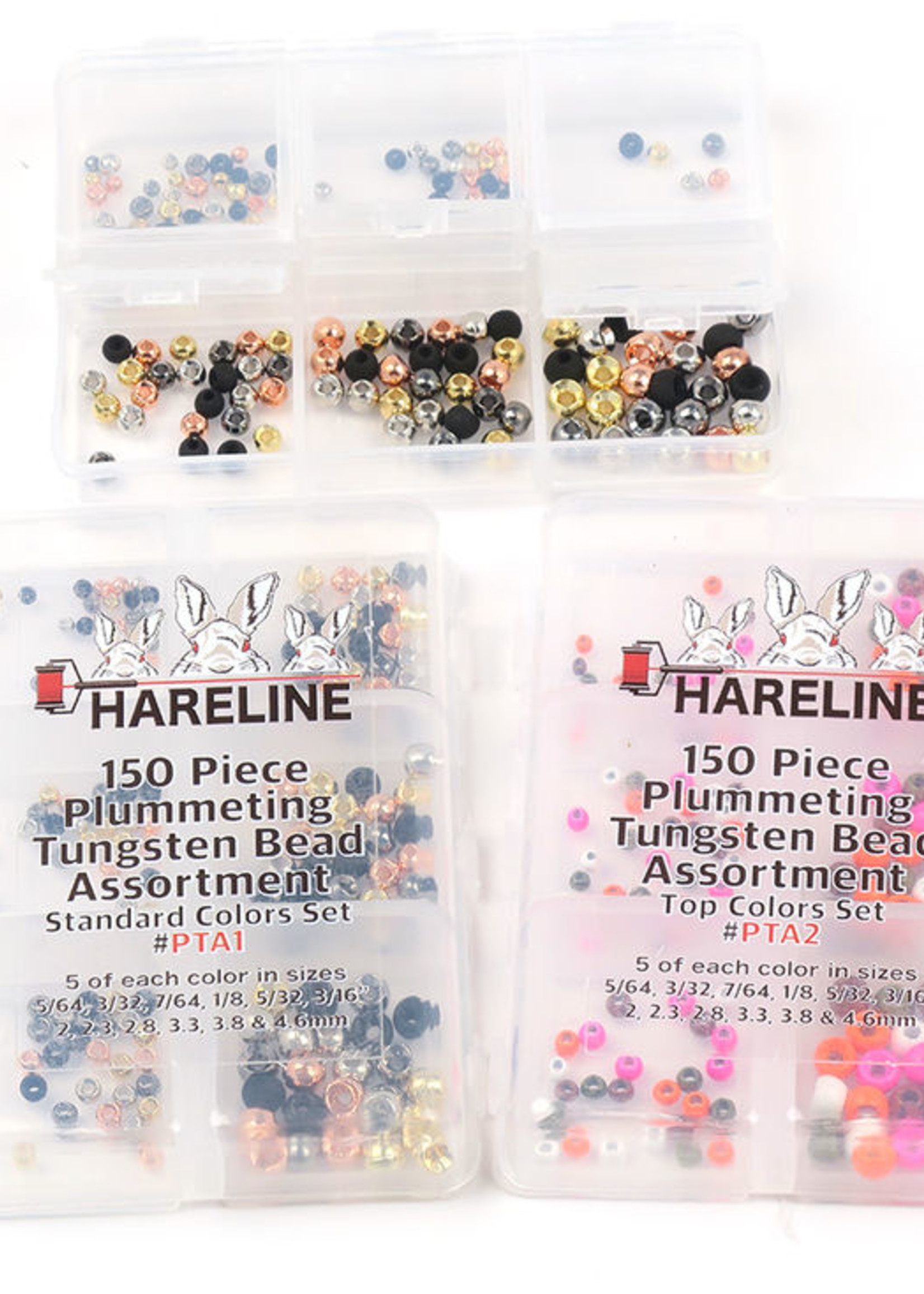 Hareline Dubbin Plummeting Tungsten 150ct Bead Assortment