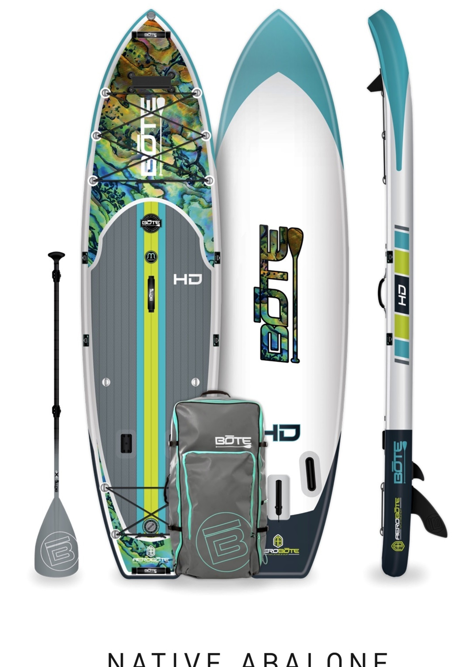 BOTE HD Aero 11'6 Inflatable Paddle Board - Great Feathers