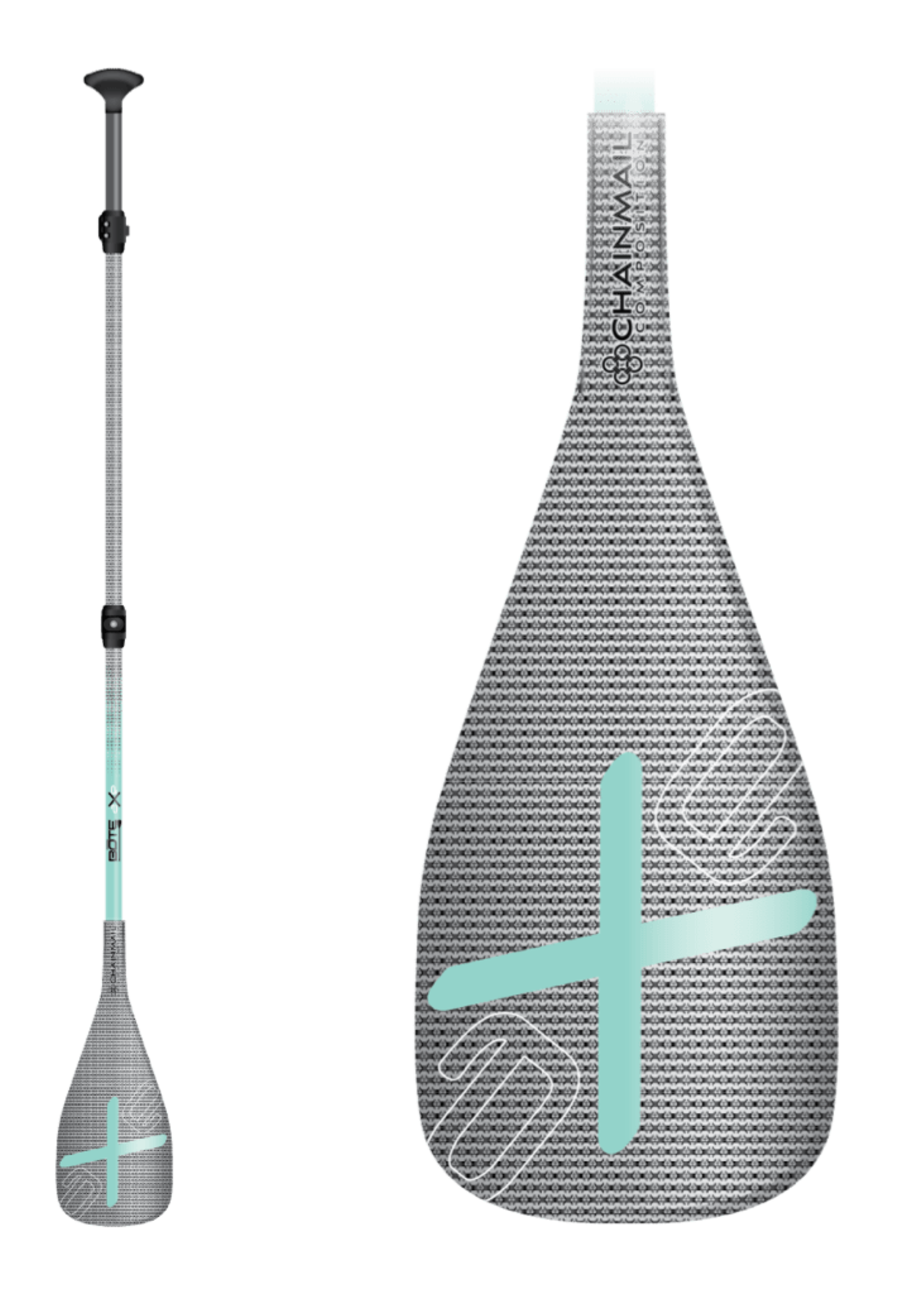 BOTE BOTE Axe Chainmail Pro 3-Piece Adjustable SUP Paddle