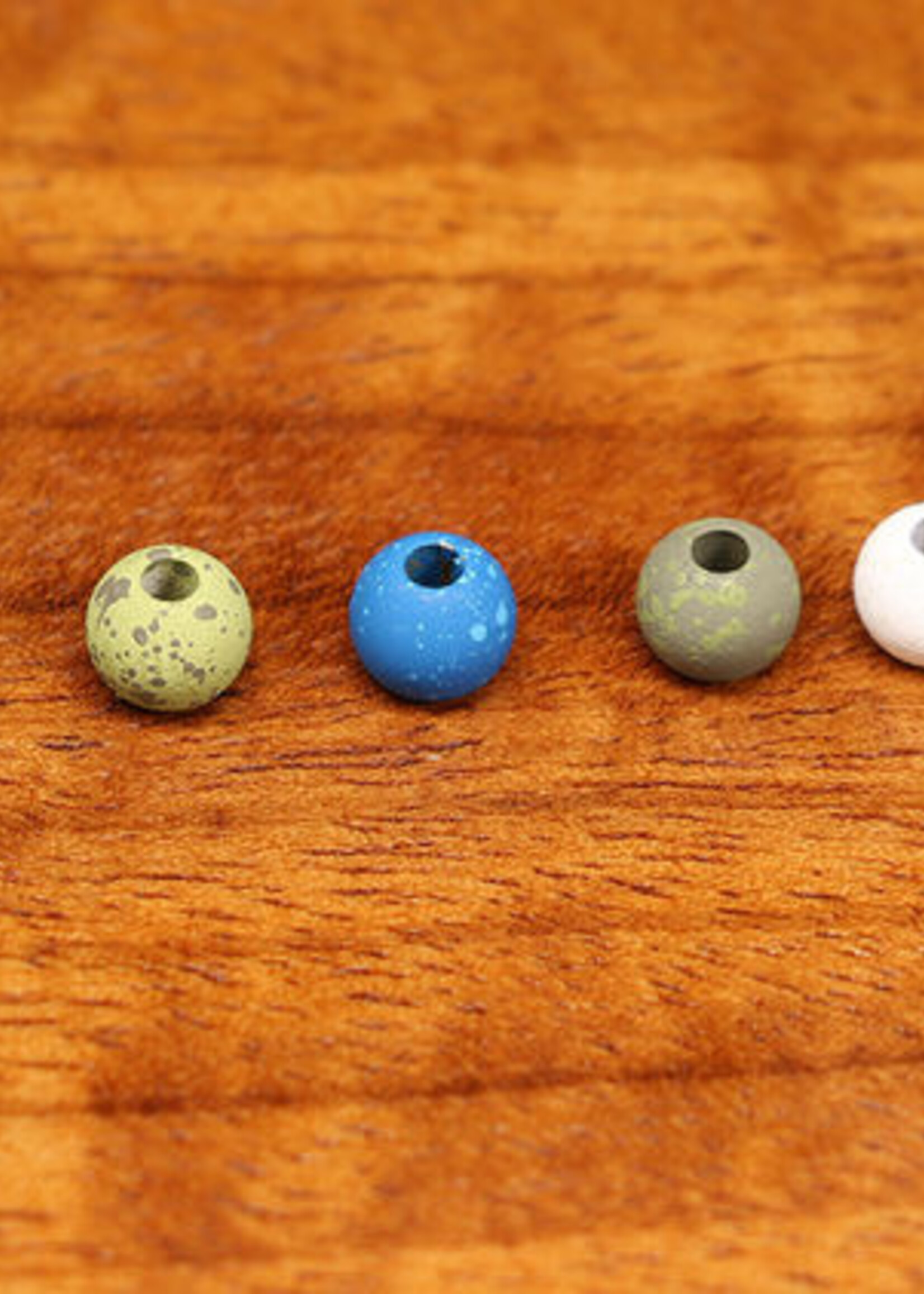 Hareline Dubbin Mottled Tactical Slotted Tungsten Beads 7/32"