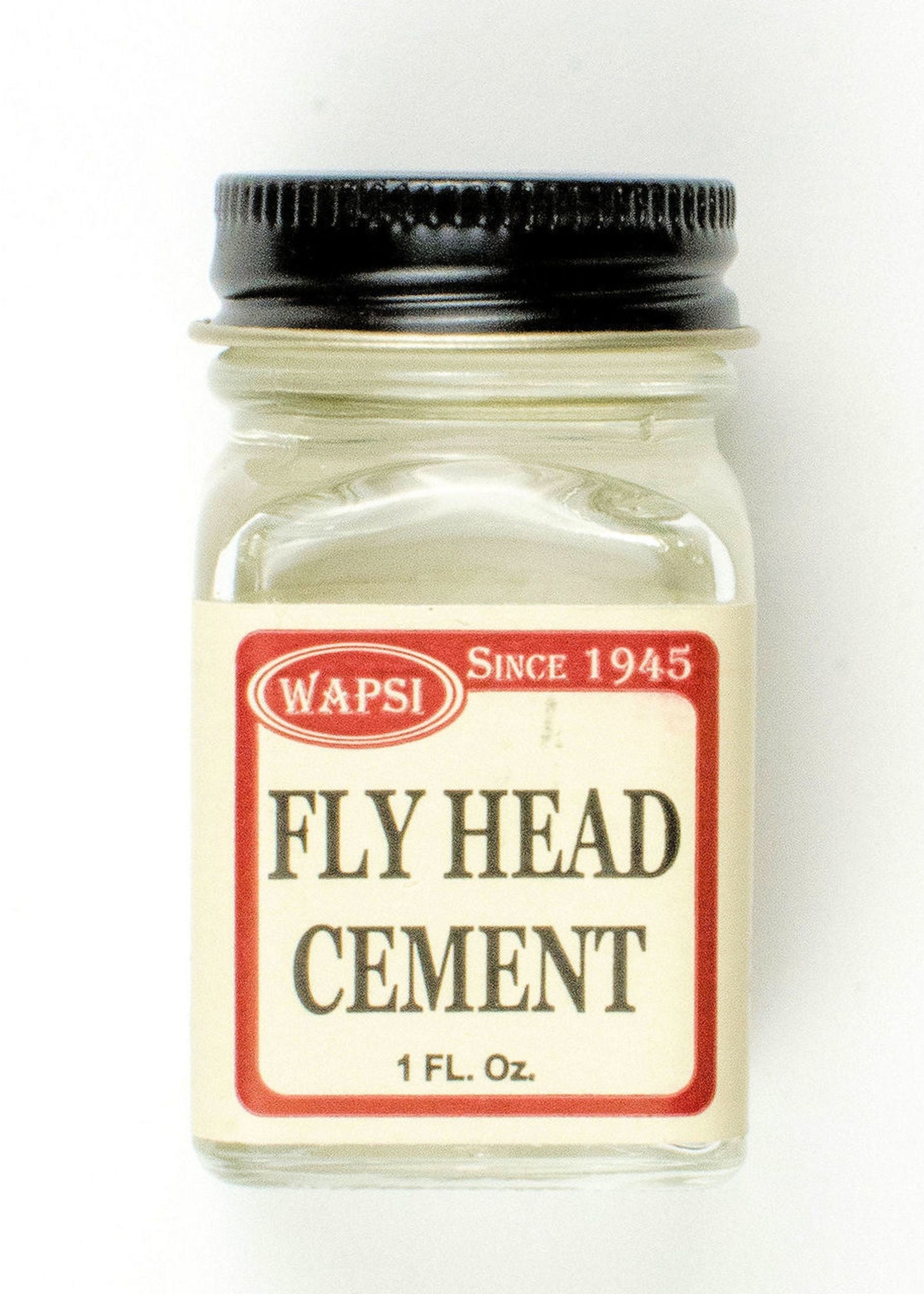 Wapsi Fly Head Cement Blister Pack, Black