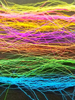 Hareline Dubbin Electric Ripple Ice Fiber Fl. Purple