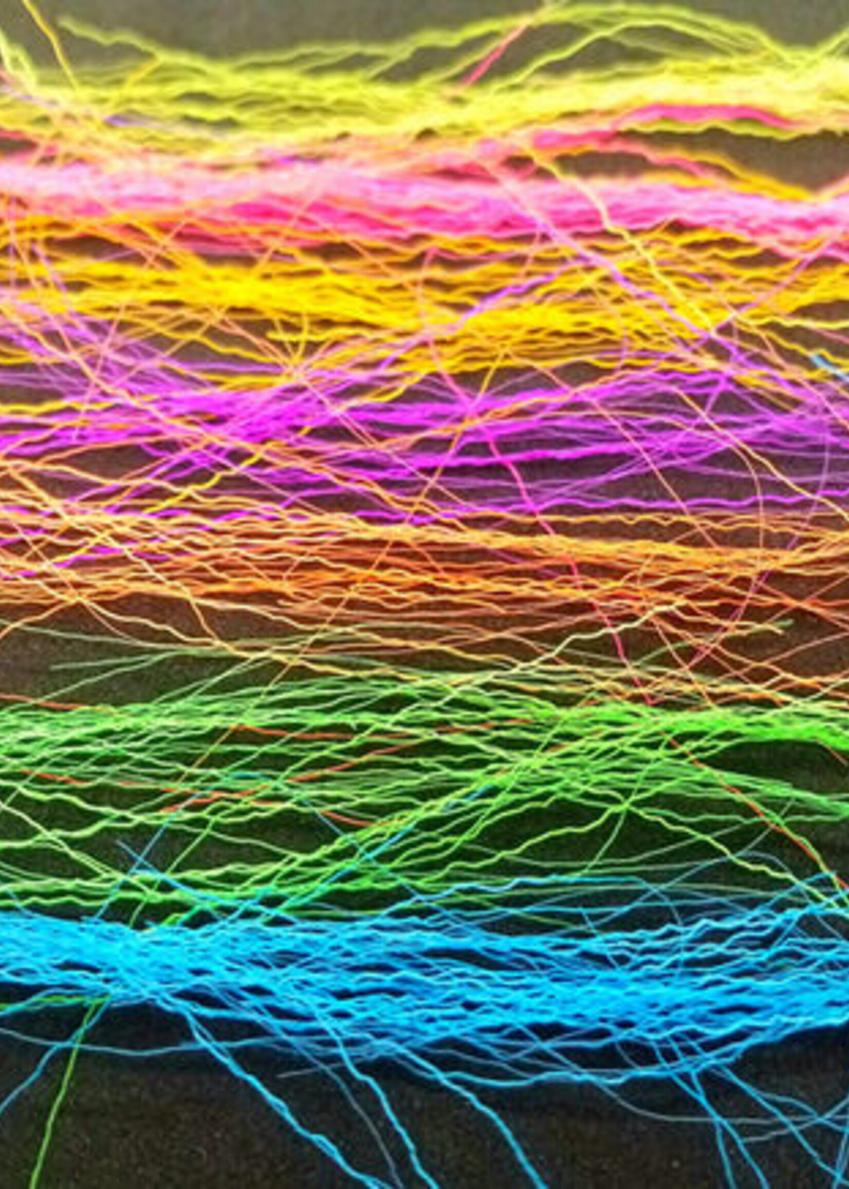 Hareline Dubbin Electric Ripple Ice Fiber Fl. Purple