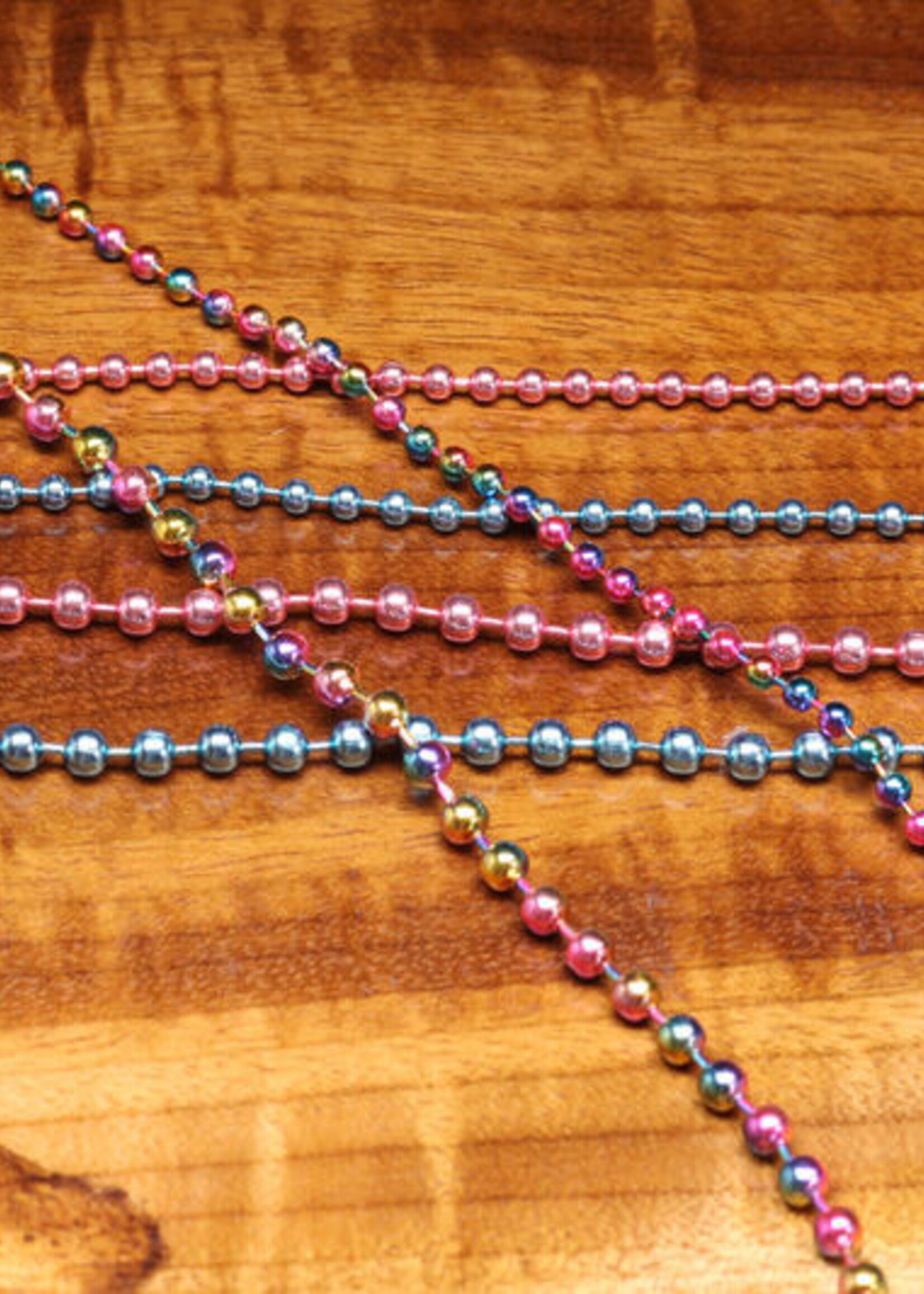 Hareline Dubbin Senyodelic Bead Chain Blue Medium