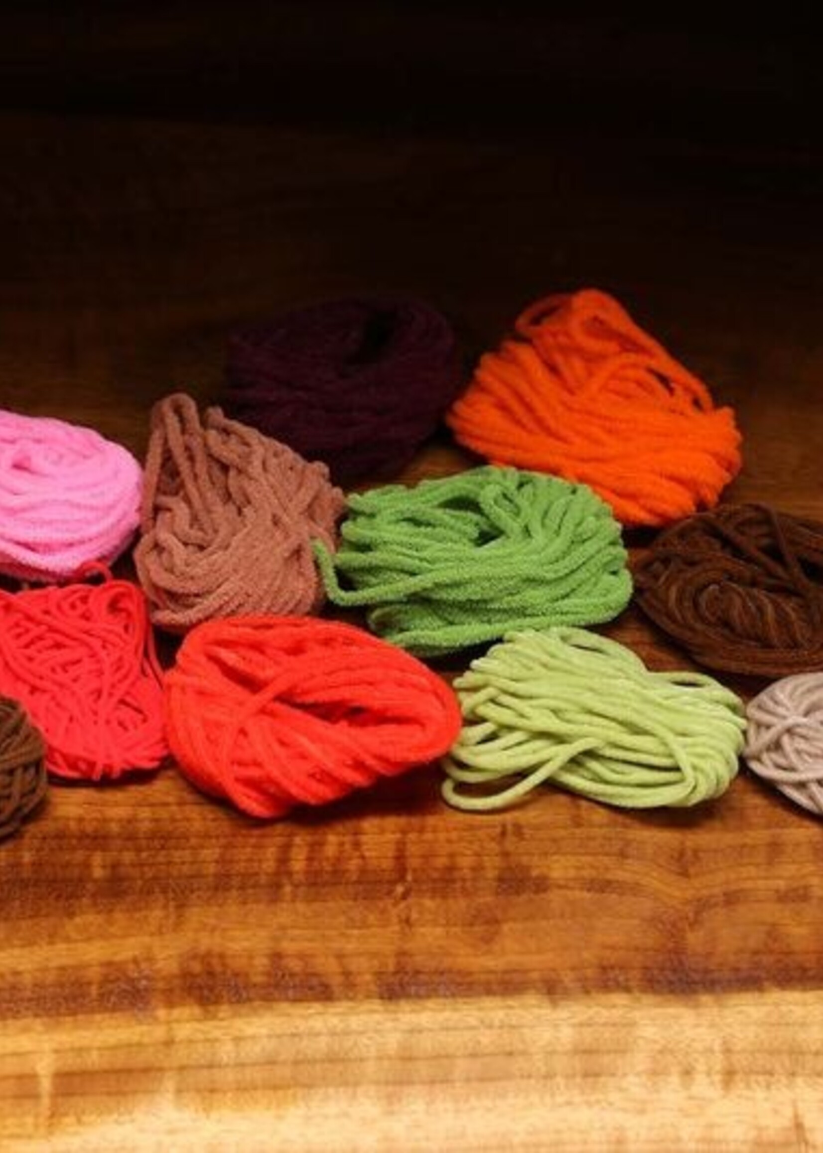 Hareline Dubbin Ultra Chenille Micro Yellow Micro