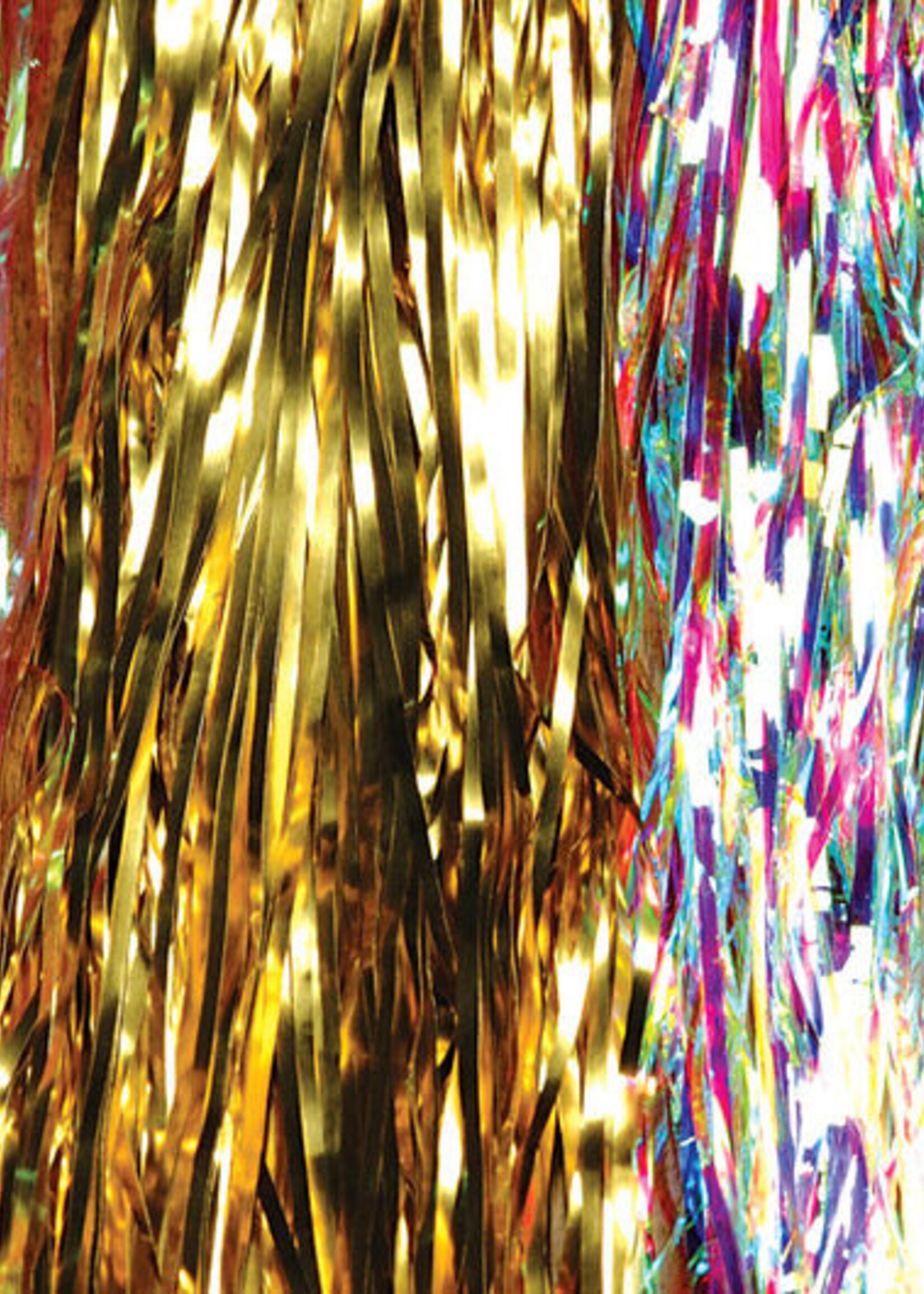 Hareline Dubbin Saltwater Flashabou White