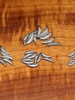 Hareline Dubbin Tungsten Ribbed Real Shrimp Bodies Large 4mm