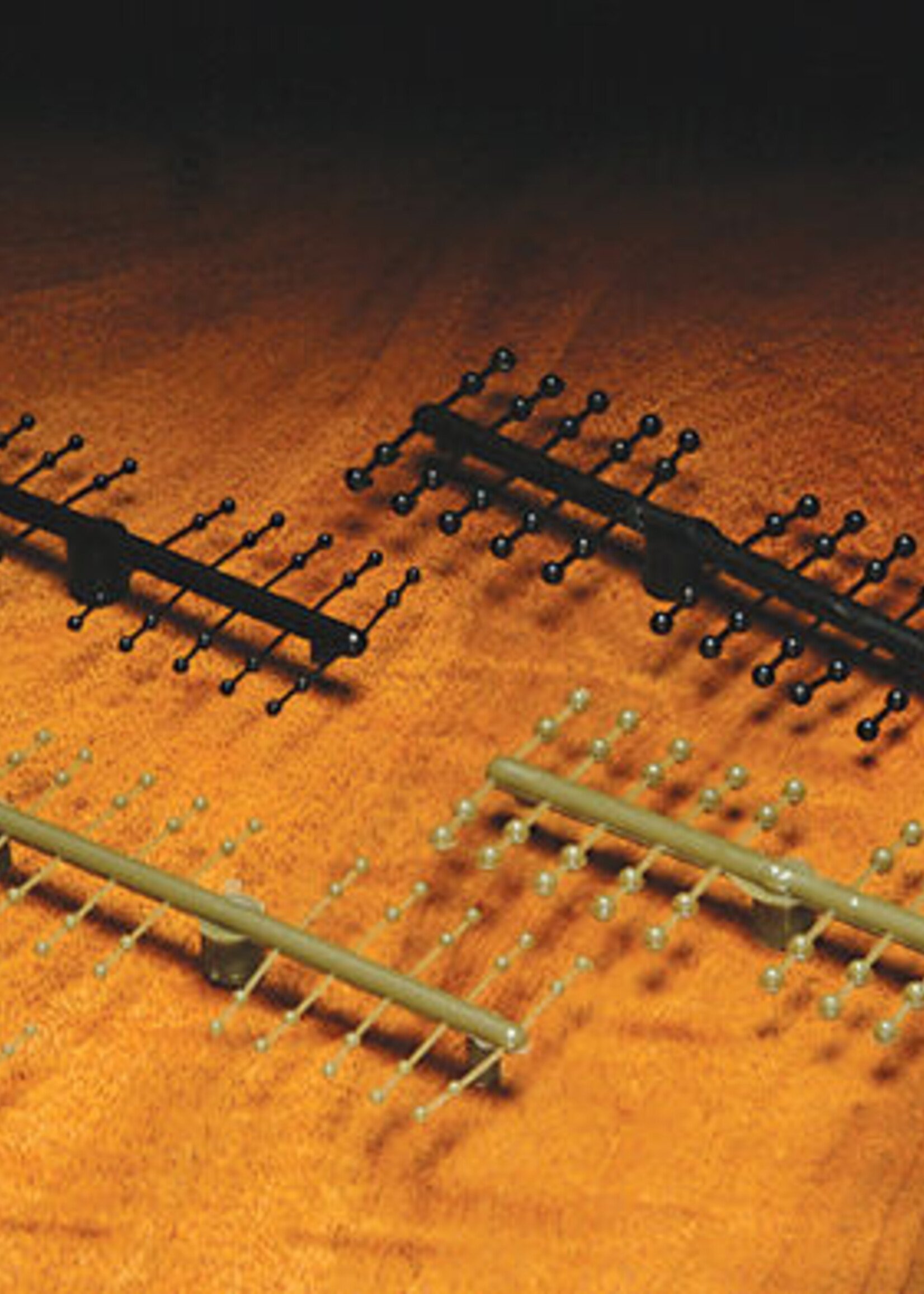 Hareline Dubbin Mono Nymph Eyes Black X-Small