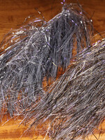 Hareline Dubbin Senyo's Freckled Predator Wrap UV Speckled Silver FPW2