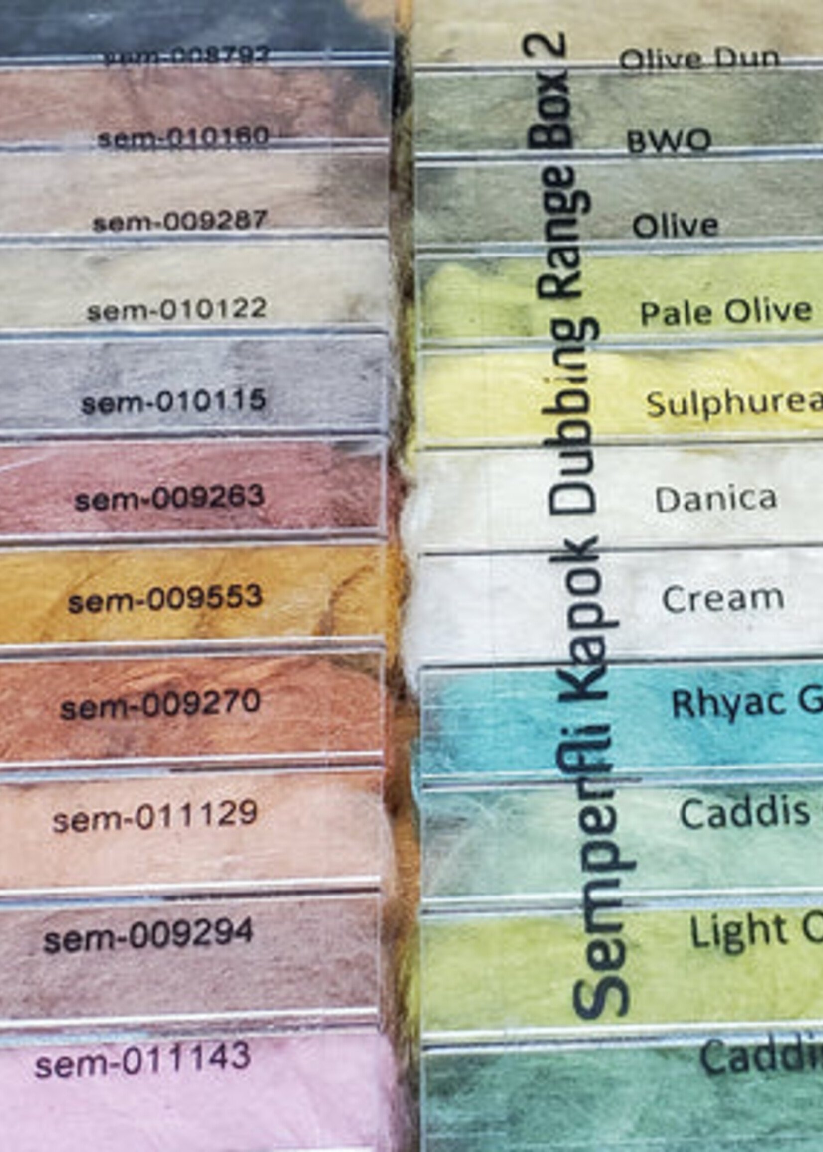 Semperfli Semperfli Kapok Dubbing Pale Olive