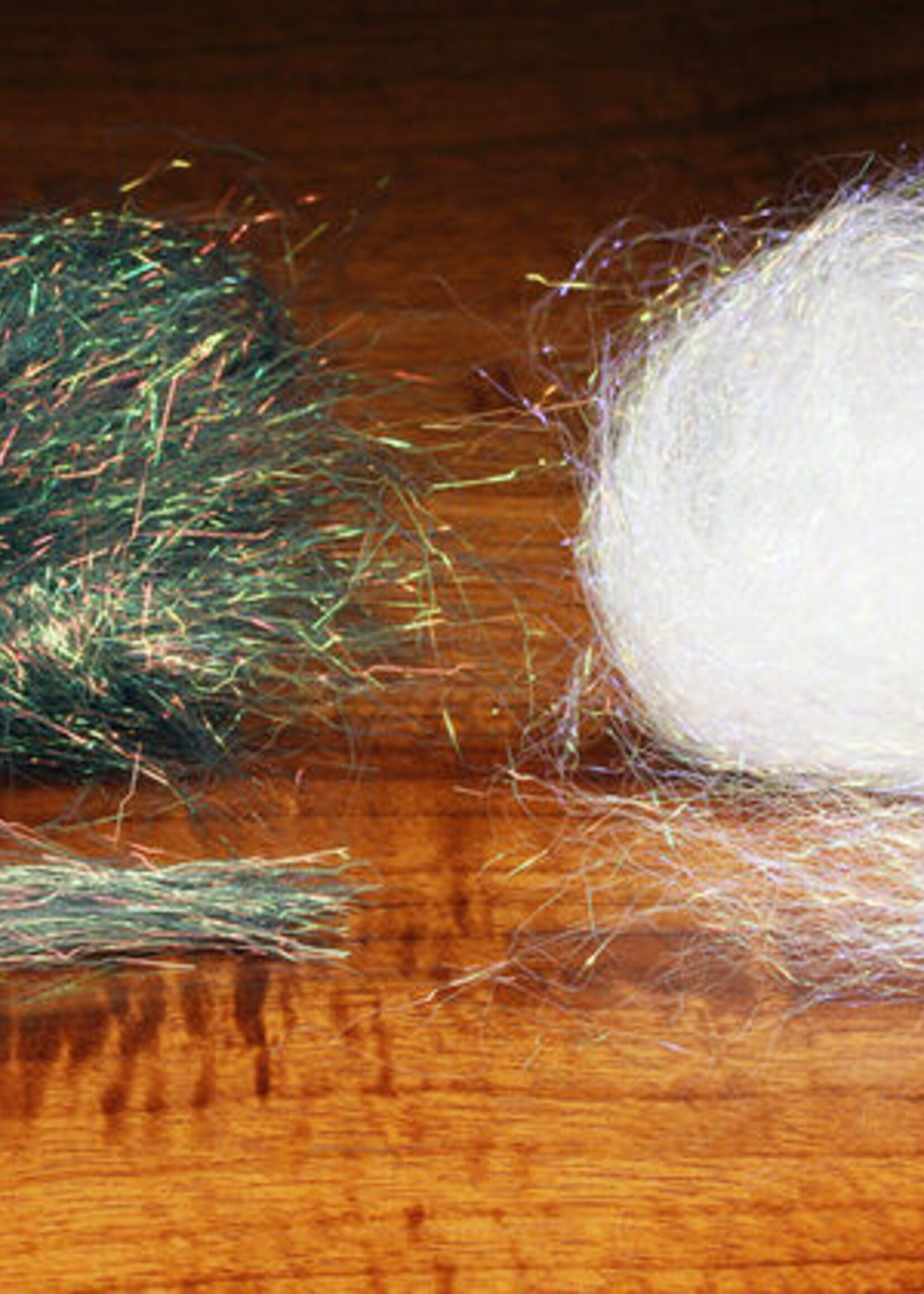 Hareline Dubbin Ripple Ice Hair 4" Blue Steely