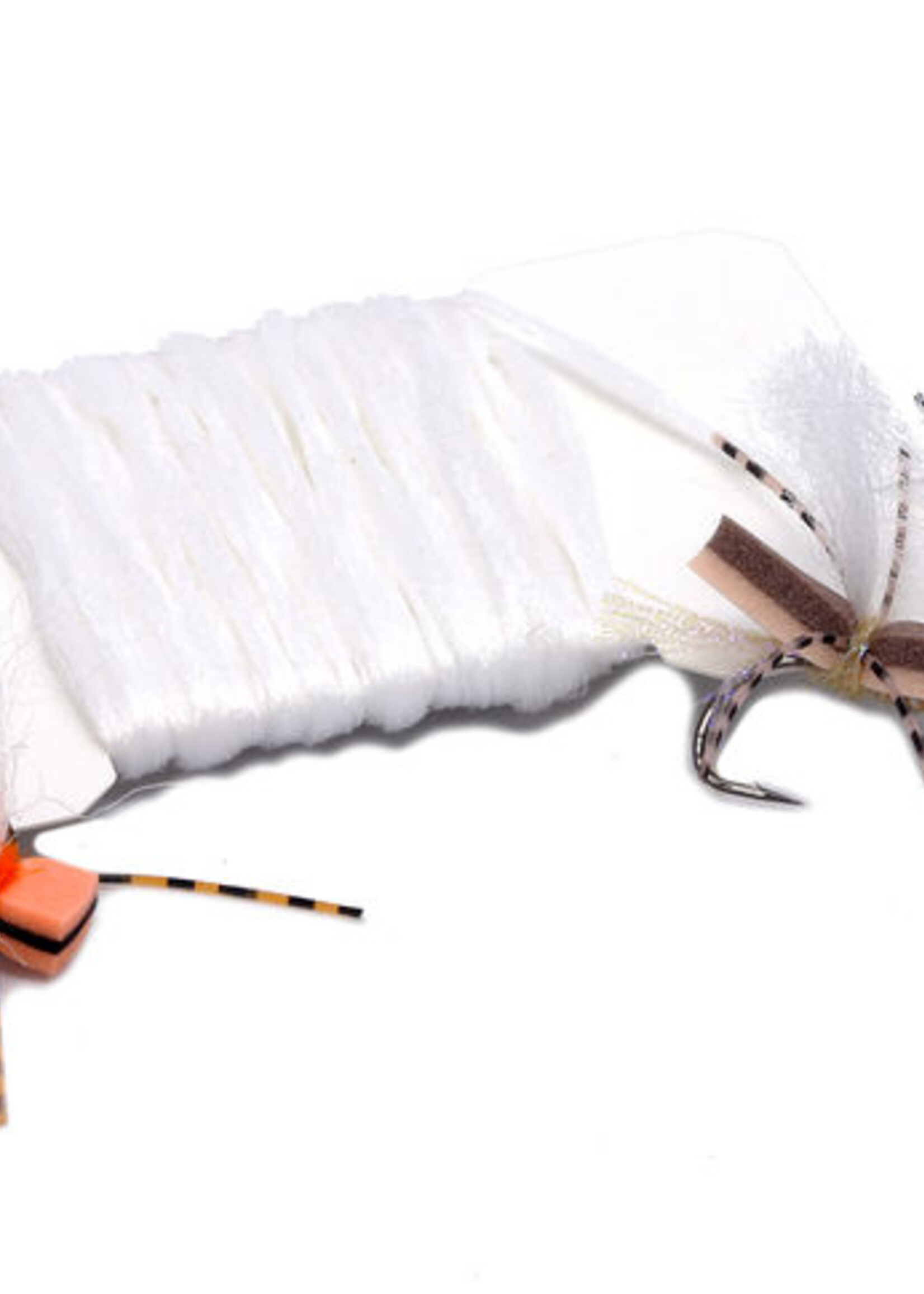 Hareline Dubbin Chubby White Wing Material