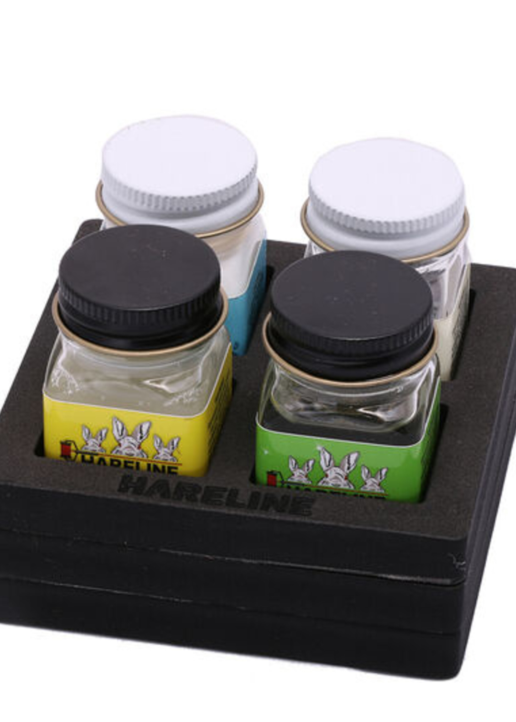 Hareline Dubbin Hareline Head Cement Combo Set w/ Foam Glue Station