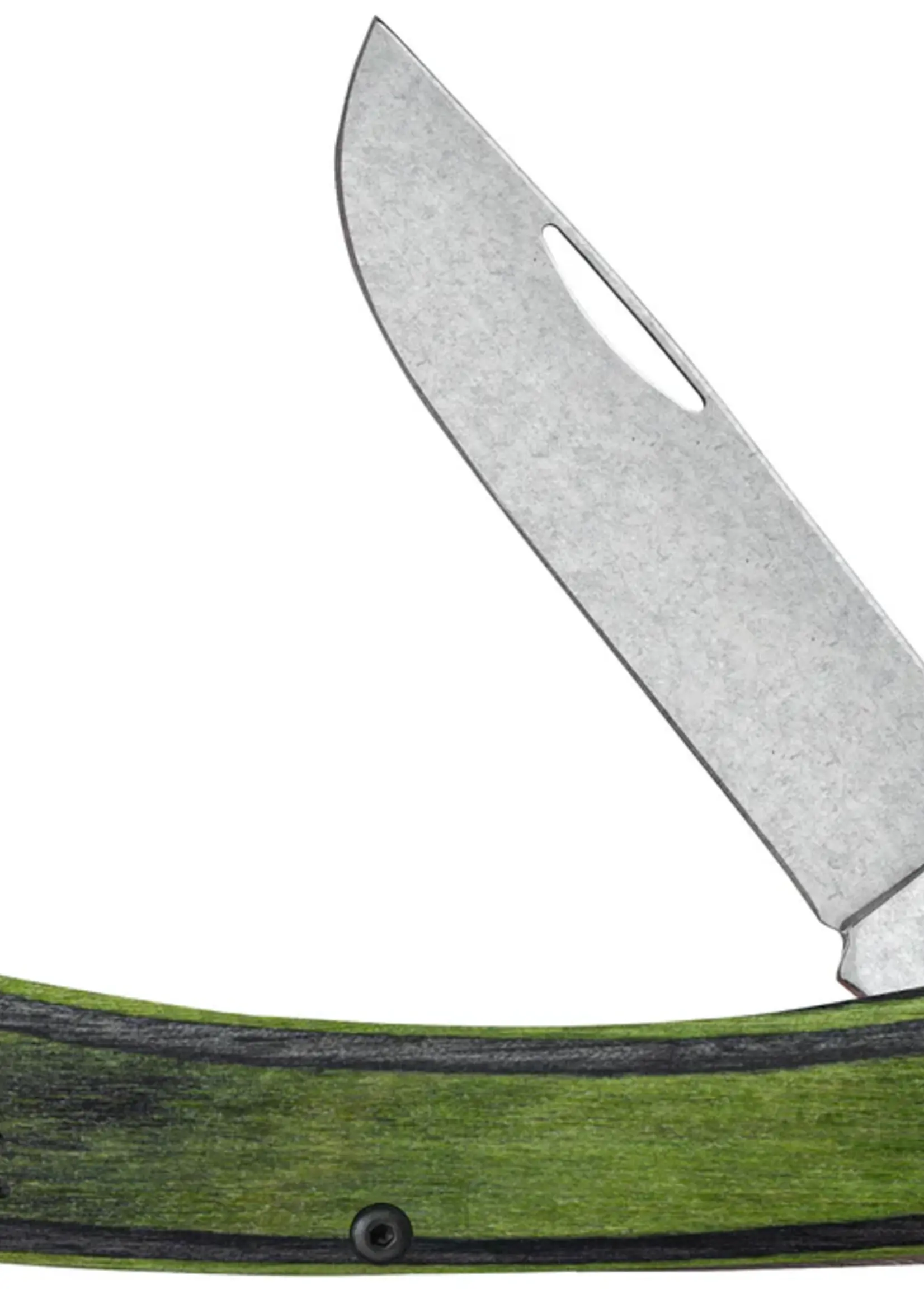 W.R. Case & Sons CASE Green/Black Dymalux Wood Smooth XR Sod Buster Jr