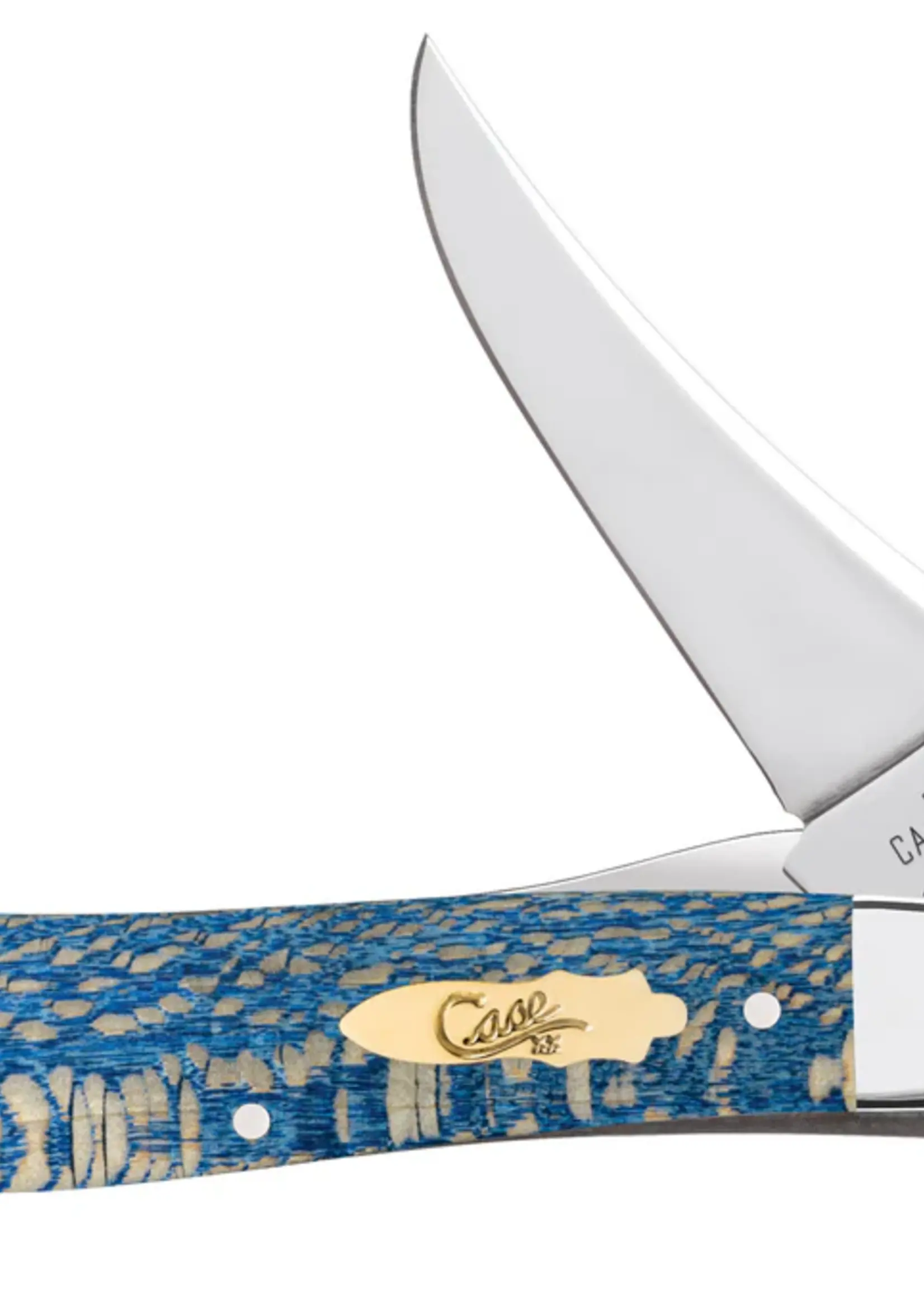 W.R. Case & Sons CASE Blue Sycamore Wood Smooth RussLock