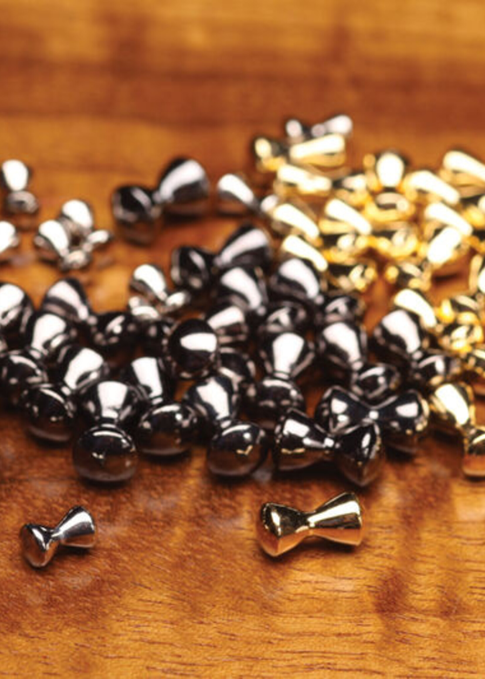 Hareline Dubbin Brass Eyes Medium #127 Fl Yellow Chartreuse