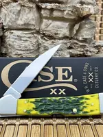 W.R. Case & Sons CASE Green Apple Bone Peach Seed Jig CopperLock