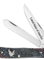 W.R. Case & Sons CASE Veterans Natural Bone Color Wash Trapper