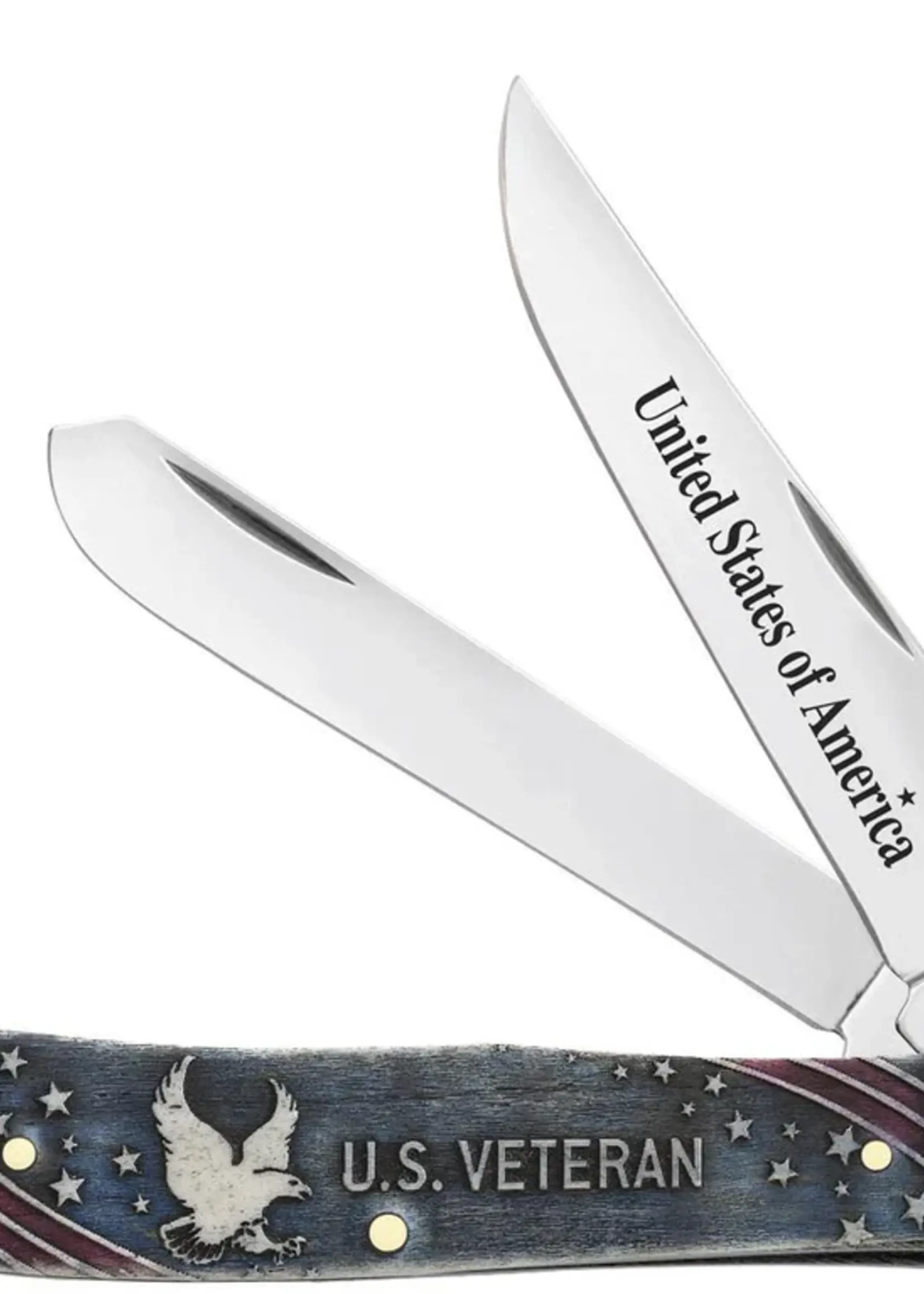 W.R. Case & Sons CASE Veterans Natural Bone Color Wash Trapper