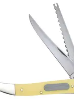 W.R. Case & Sons CASE Yellow Synthetic Smooth Fishing Knife