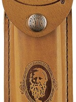 W.R. Case & Sons CASE Sheath Leather Large Lt Brown Open Top Case Embossed