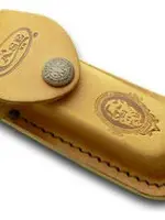 W.R. Case & Sons CASE Sheath Leather Medium Lt Brown Embossed Case/Job XX Snap w/Header