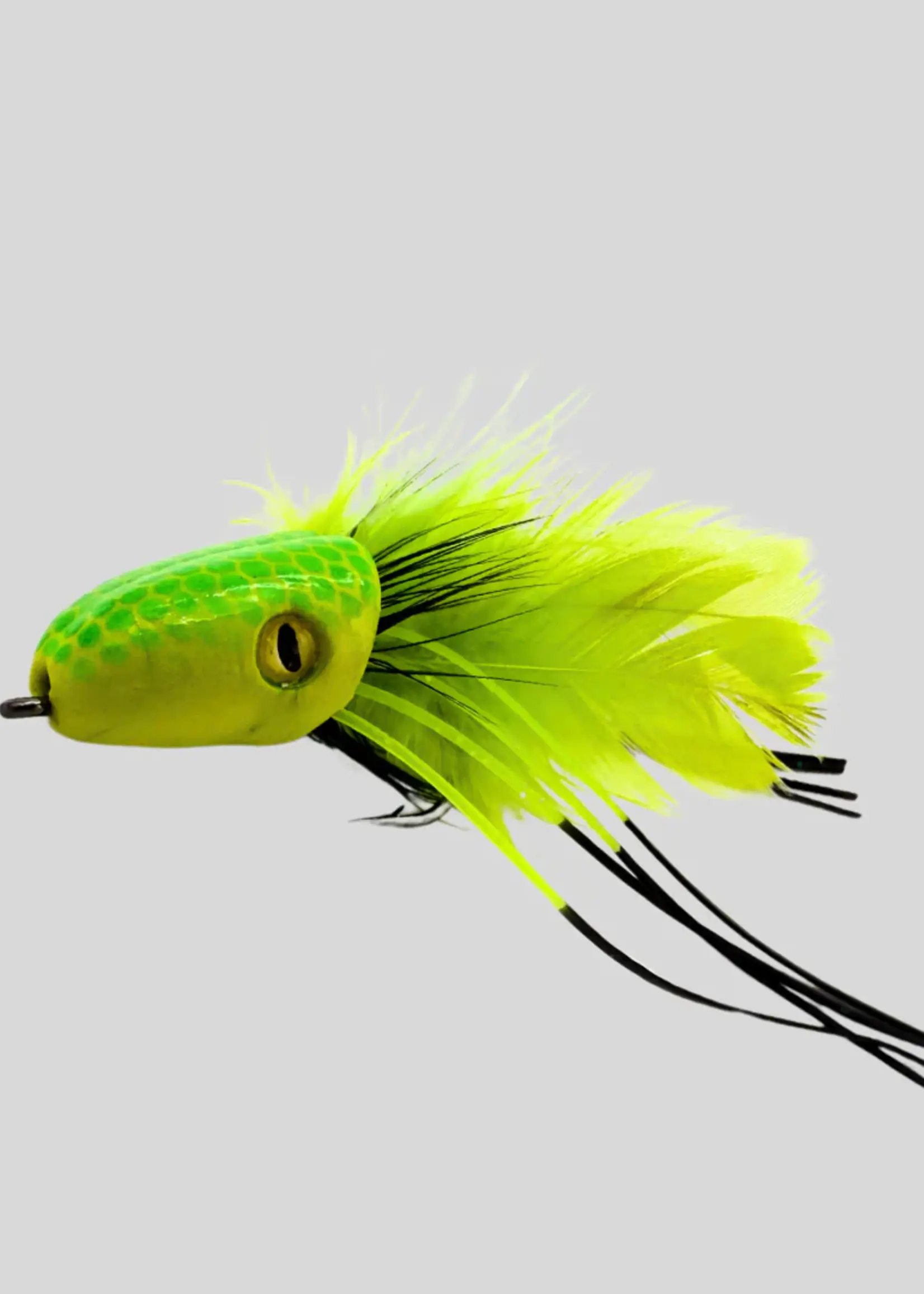Flymen Fishing Company Flymen SS DB Slider #6 Yellow Chartreuse Small