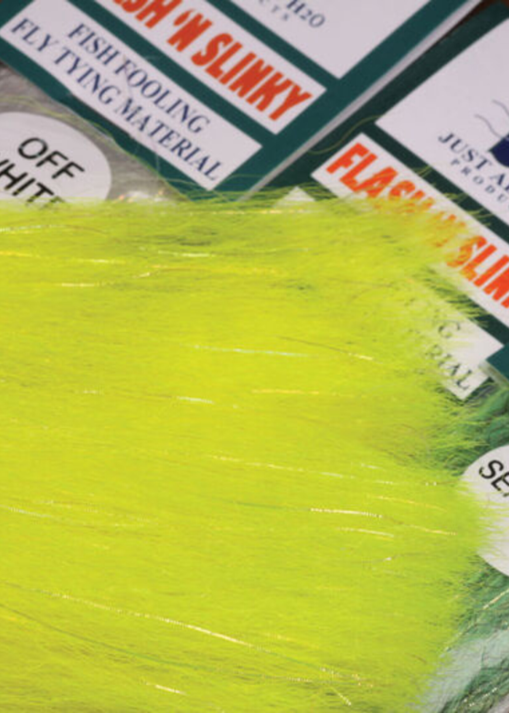 Hareline Dubbin Flash N Slinky Brown FNS18