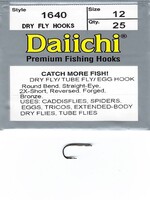 Daiichi Daiichi 1640 Dry Fly Hook 12 Dry Fly Bronze