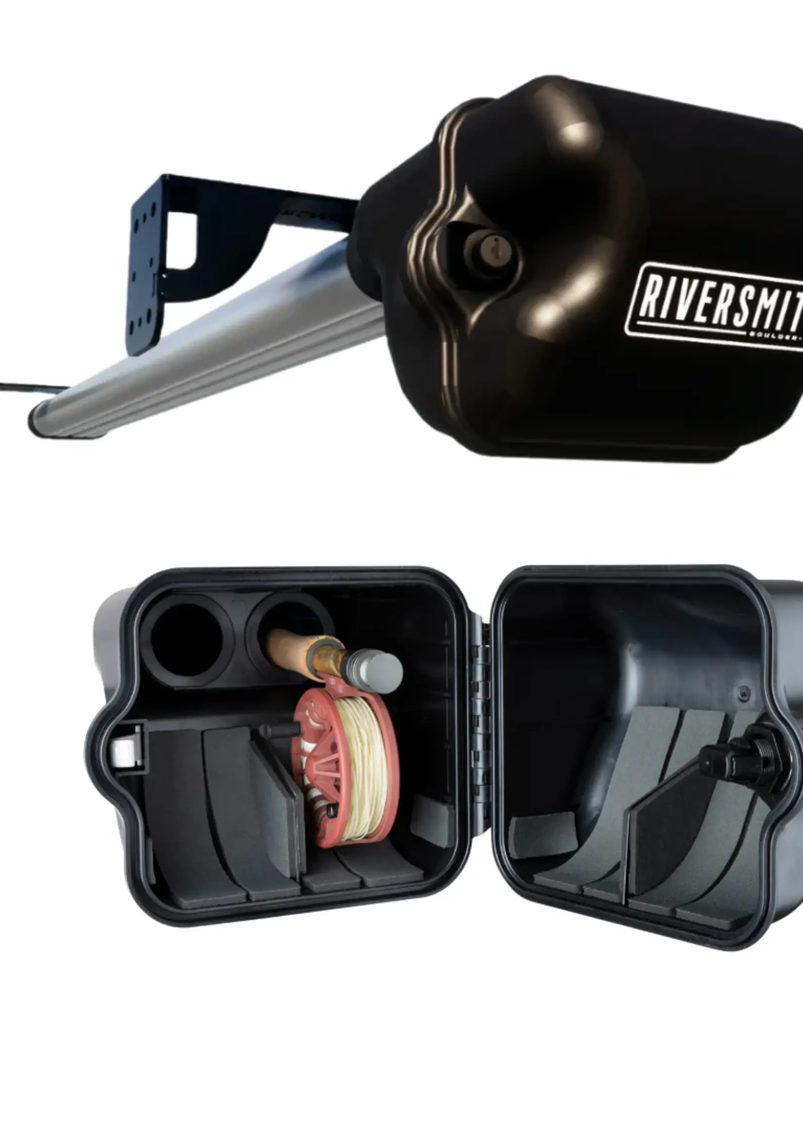 Riversmith Riversmith ShortCut River Quiver with Truck Mount 2-Banger 60" - 68" Black