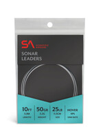 Scientific Anglers SA Sonar 10' 50gr. 25lb. Sink 6 Leader w/Swivel(Charcoal)