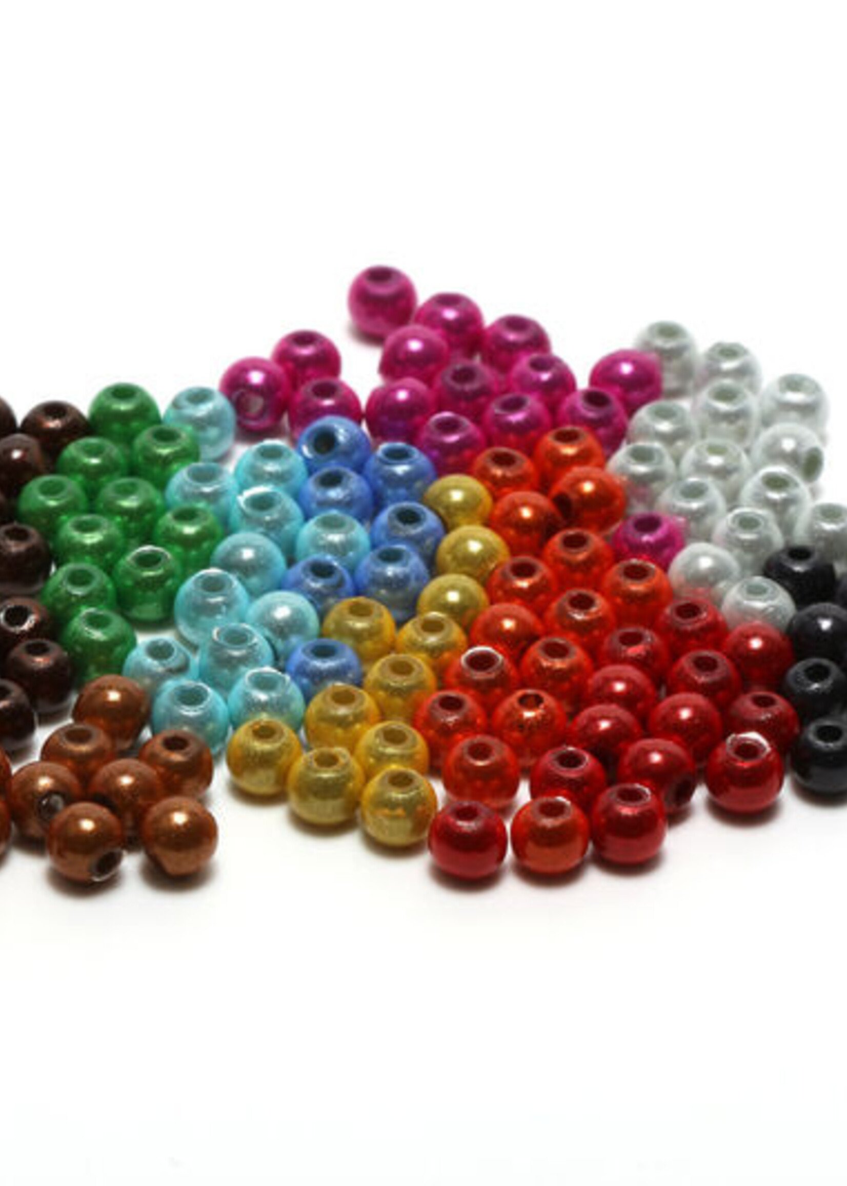 Hareline Dubbin Small 3D Beads #72 Cream