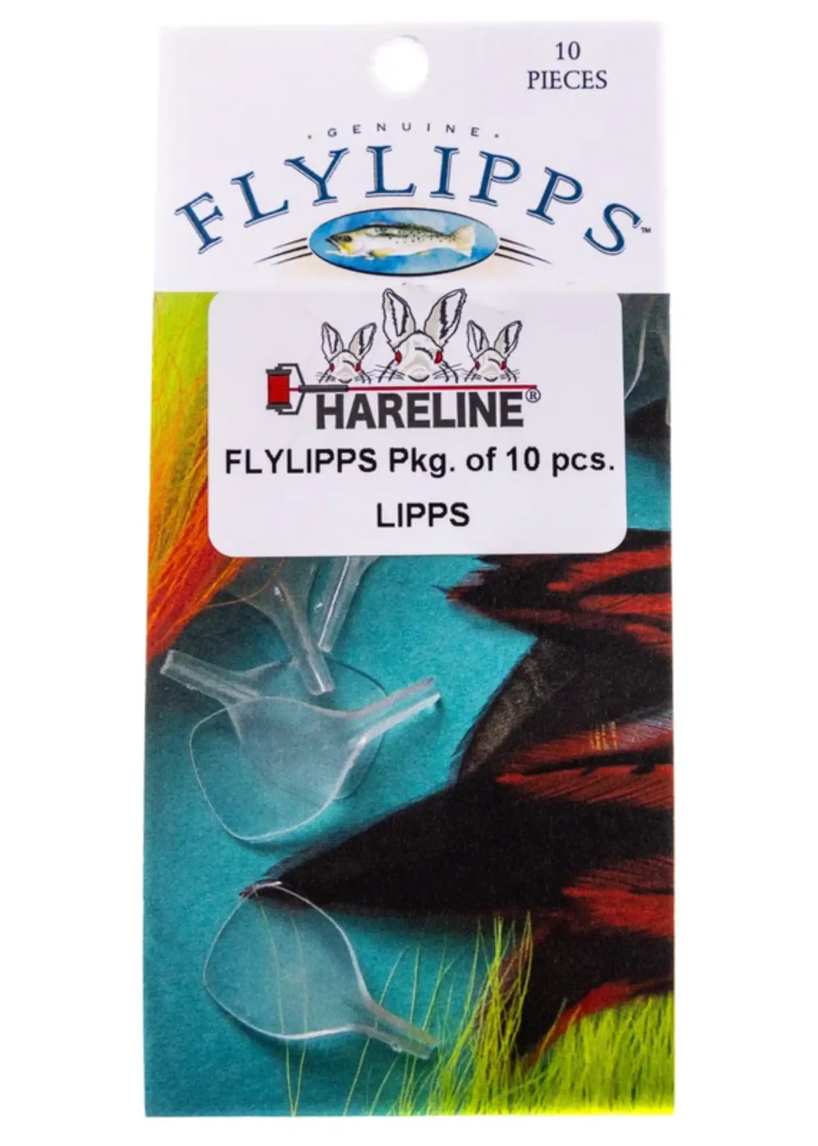 Hareline Dubbin Flylipps Clear 10pk