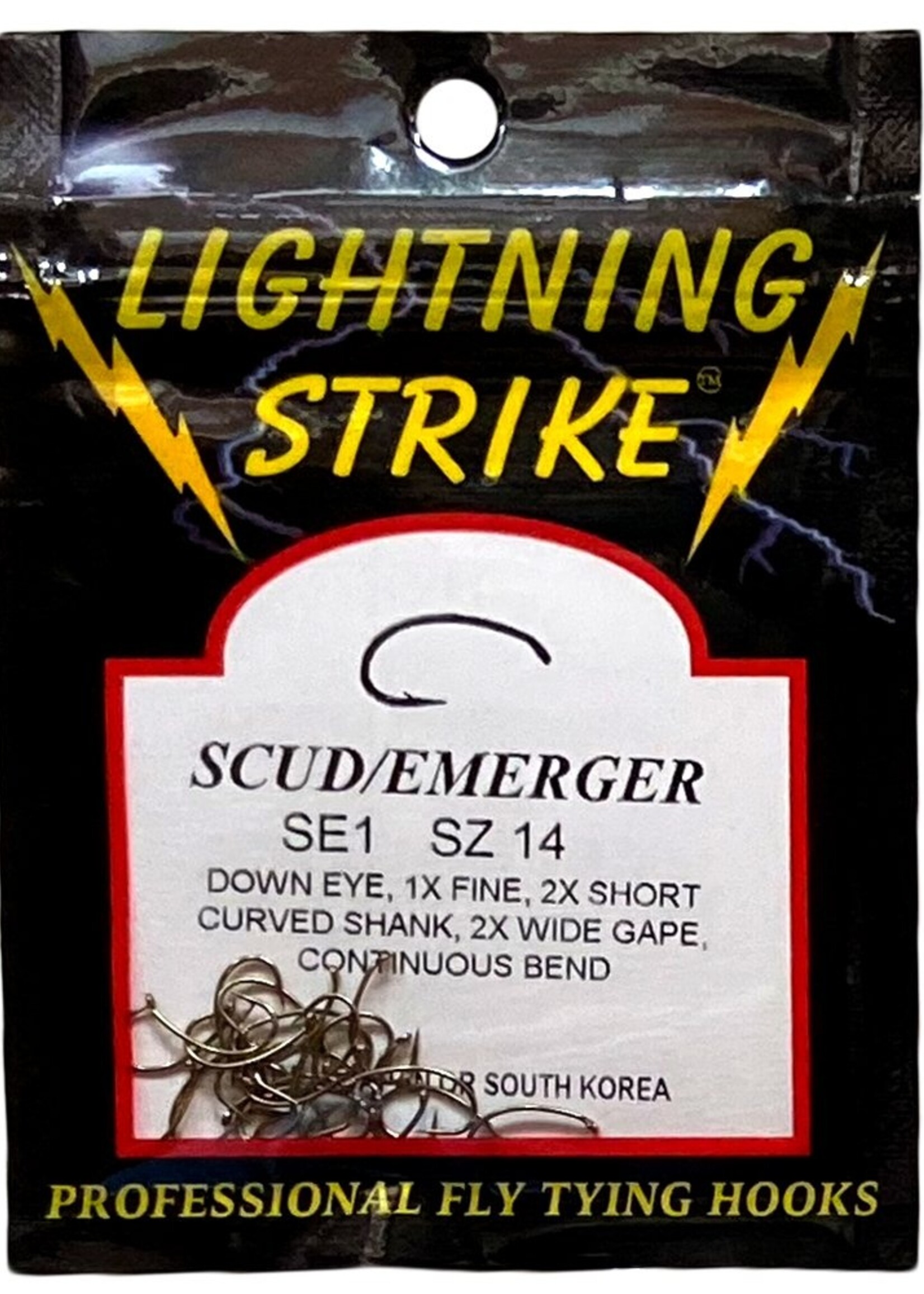 Lightning Strike Hooks Lightning Strike DF1 Hooks Size 14 25 Count
