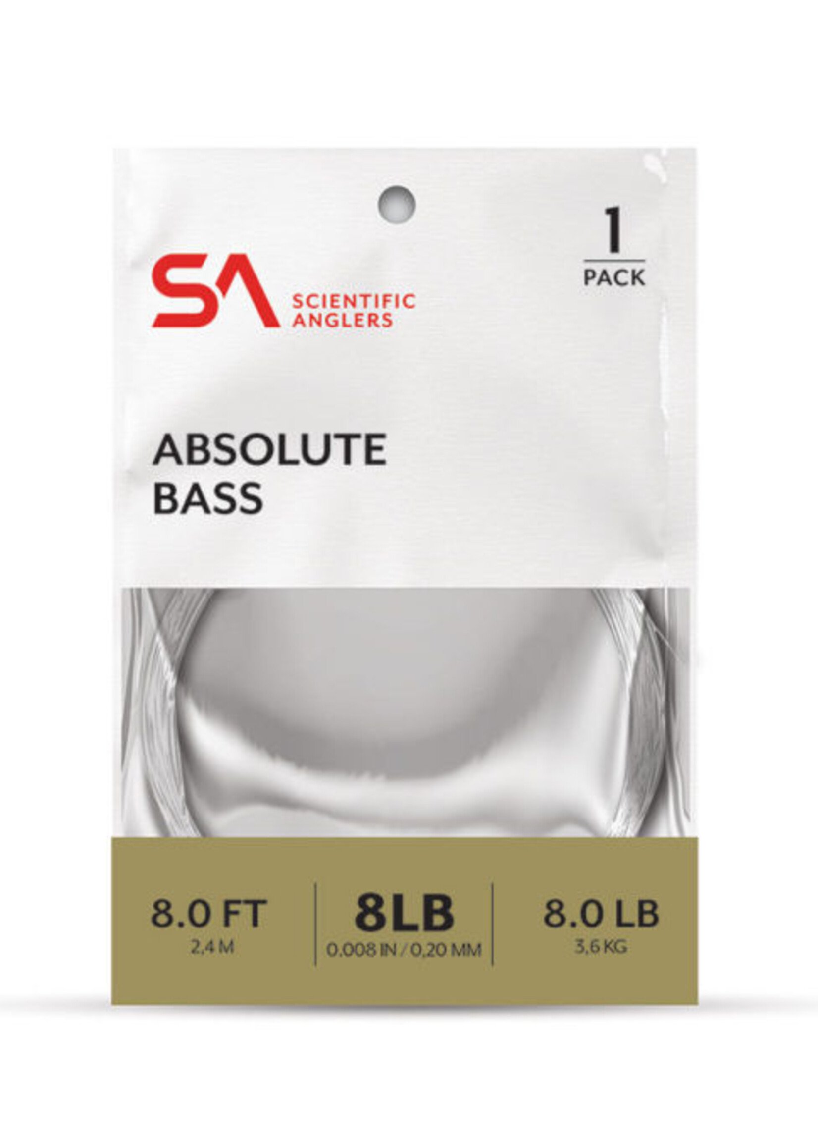 Scientific Anglers SA Absolute Bass Leaders 8lb-16lb